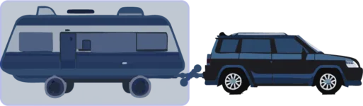 Cartoon Depicting Gross Trailer Mass (The Weight of the Trailer)